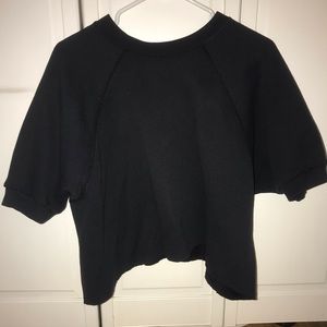 XL Black sweatshirt cropped
